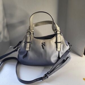 Vera Wang Elegant Shoulder Bag in Lavendar and Cream